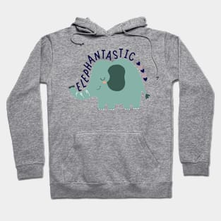 Cute Cartoon Animal Elephant Design Hoodie